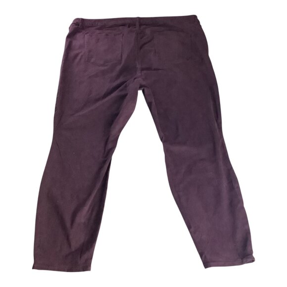 Old Navy Rockstar Mid-Rise Pants Womens Size 28 Plus Reg Purple Stretchy Skinny - Picture 3 of 16